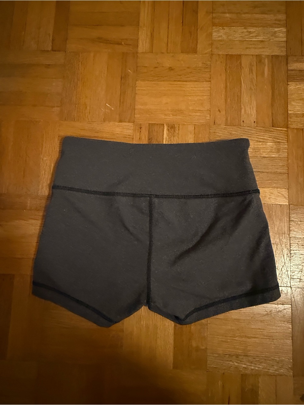 TNA Charcoal High-Waist Bike Shorts - Picture 2 of 2